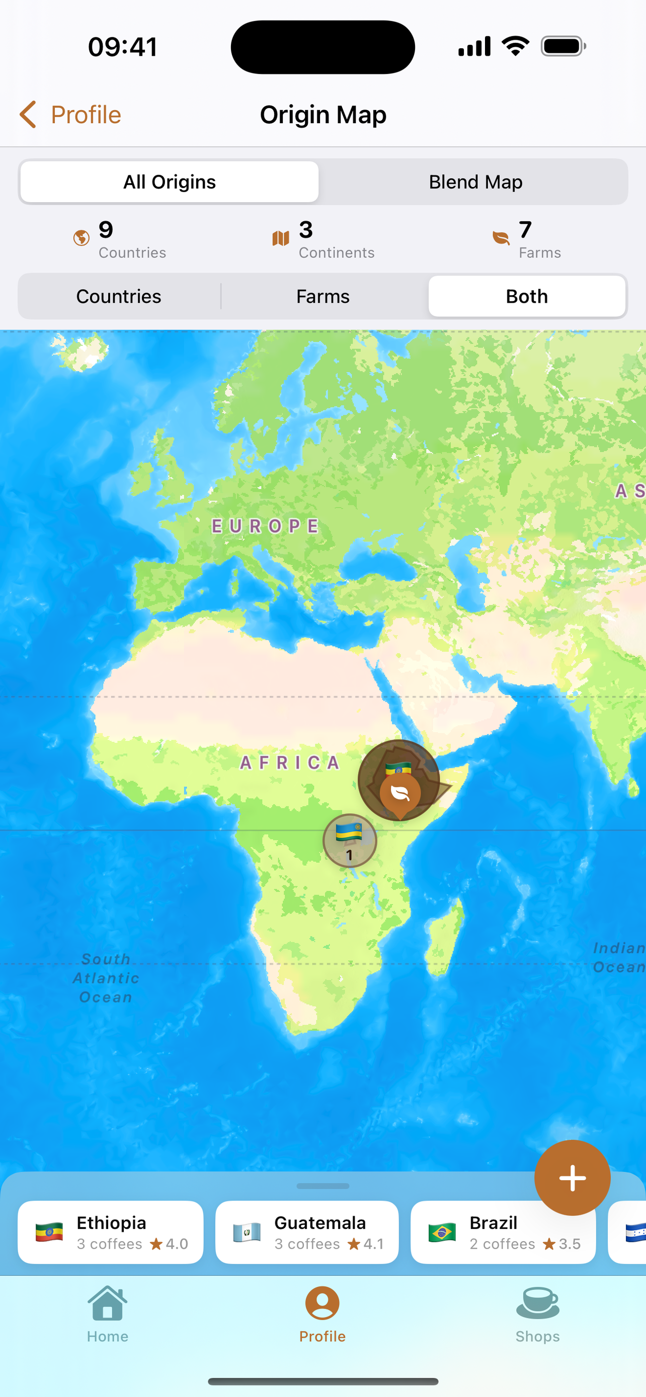 Origin Map
